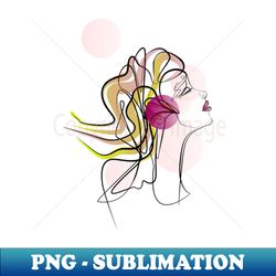 Woman Face Pop Art - PNG Transparent Sublimation Design - Perfect for Sublimation Art