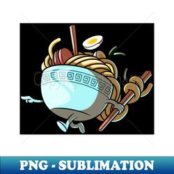 Running Ramen - Creative Sublimation PNG Download - Fashionable and Fearless