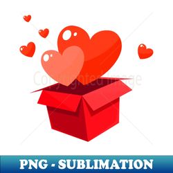 cute heart box - PNG Sublimation Digital Download - Capture Imagination with Every Detail
