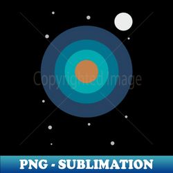 Save the Planet  the Moon - Vintage Sublimation PNG Download - Defying the Norms