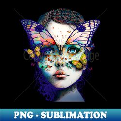 Butterfly Princess No 2 Perfection is Overrated on a Dark Background - High-Resolution PNG Sublimation File - Bold & Eye-catching