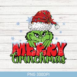 merry grinchmas gift png, grinchy era png, christmas png, grinch christmas png, family matching png, christmas gift png