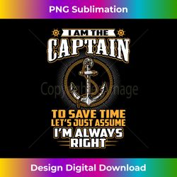 I Am The Captai - Vibrant Sublimation Digital Download - Lively and Captivating Visuals