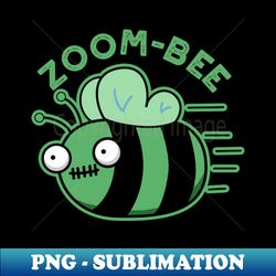 Zoom-bee Cute Halloween Zombie Bee Pun - Digital Sublimation Download File - Boost Your Success with this Inspirational PNG Download