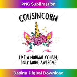 Cousincorn Like A Cousin Only Awesome Unicorn Mother's Day - Urban Sublimation PNG Design - Crafted for Sublimation Excellence