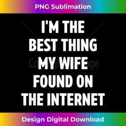 Couple That Met Online Husband Wife Married Gag Valentine - Urban Sublimation PNG Design - Craft with Boldness and Assurance