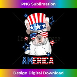 French Bulldog America 4th of July Men Women Frenchie For - Sublimation-Optimized PNG File - Striking & Memorable Impressions