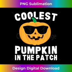 Halloween Coolest Pumpkin In The Patch Kids Boys Girls - Vibrant Sublimation Digital Download - Spark Your Artistic Genius