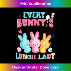 Every Bunny's Favorite Lunch Lady Easter Day Cafeteria Crew - Sublimation-Optimized PNG File - Infuse Everyday with a Celebratory Spirit