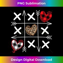 Cute Valentines Day Leopard Print Buffalo Plaid Heart - Sleek Sublimation PNG Download - Ideal for Imaginative Endeavors