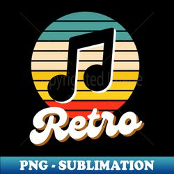 vintage retro music lover instruments - Instant PNG Sublimation Download - Bold & Eye-catching
