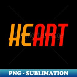 HeArt - Special Edition Sublimation PNG File - Transform Your Sublimation Creations