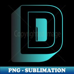 Letter D Letter Art - Instant Sublimation Digital Download - Perfect for Sublimation Art