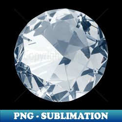Blue Diamond Gemstone - Aesthetic Sublimation Digital File - Perfect for Personalization