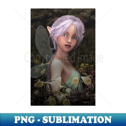 Cute fairy with flowers - Premium Sublimation Digital Download - Stunning Sublimation Graphics