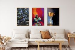 J Cole Poster, J Cole Set of 3 Posters, Album Poster, Music Poster, Aesthetic Poster, Wall Decor, Wall Art, Trendy Poste