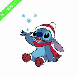 Stitch Christmas svg