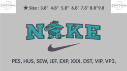 Nike Sulley Monster Ink Embroidery File , Embroidery Files, machine Embroidery
