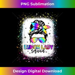 Lunch Lady Squad Messy Bun Girl First Day Back To School - Bespoke Sublimation Digital File - Infuse Everyday with a Celebratory Spirit