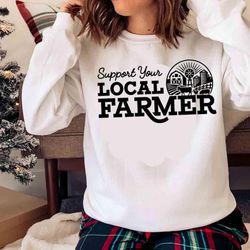 New Support Your Local Farmers Ready To Press Sublimation Transfer - Olashirt