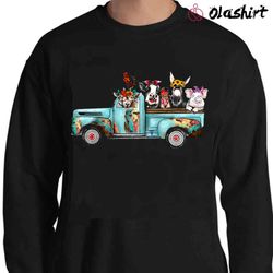New Farm Animals Truck Watercolor, Farme shirt , Trending Shirt - Olashirt