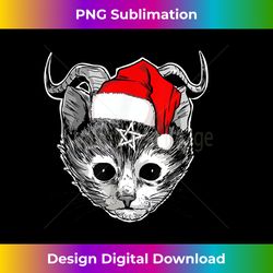 Hail Satan Santa Cat funny Santa Cat - Classic Sublimation PNG File - Chic, Bold, and Uncompromising