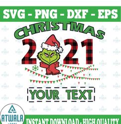 Personalized Name Christmas 2021 Grinch PNG, The Grinch, Christmas Grinch, Christmas Gift, Sublimated Printing/INSTANT D