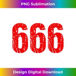 666 Halloween  Costume Satan Devil Beast - Deluxe PNG Sublimation Download - Pioneer New Aesthetic Frontiers