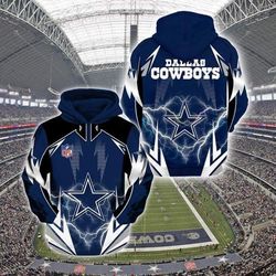 Dallas Cowboys Hoodie 3D Style2102 All Over Printed