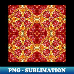 Pepperoni Pizza Pattern 2 - Decorative Sublimation PNG File - Boost Your Success with this Inspirational PNG Download