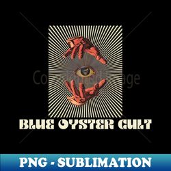 Hand Eyes Blue Oyster Cult - Digital Sublimation Download File - Bold & Eye-catching