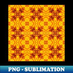 Golden Yellow Sunflower Pattern 5 - Unique Sublimation PNG Download - Revolutionize Your Designs