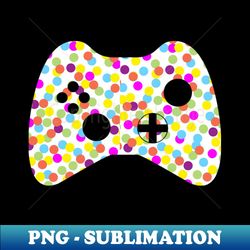 Colorful Game Controller Happy International Dot Day 2023 - Exclusive PNG Sublimation Download - Perfect for Creative Projects
