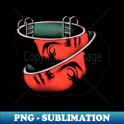 One Half and One Half face - Special Edition Sublimation PNG File - Unleash Your Creativity