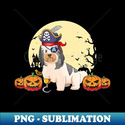 Cute Havanese Dog Trick or Treat Pirate Halloween - Digital Sublimation Download File - Perfect for Sublimation Art