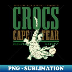 cape fear crocs - artistic sublimation digital file - enhance your apparel with stunning detail