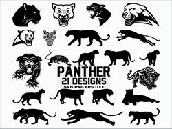 Panther SVG, Panther Clipart, Cut File, Cricut