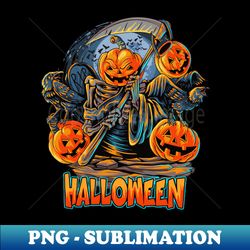 Halloween Pumpkinhead - PNG Transparent Sublimation Design - Transform Your Sublimation Creations