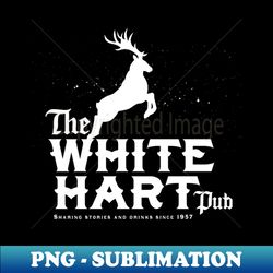 The White Hart - Premium PNG Sublimation File - Boost Your Success with this Inspirational PNG Download