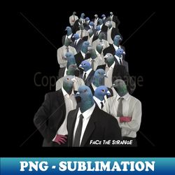 Pigeon Posse - PNG Transparent Sublimation Design - Add a Festive Touch to Every Day
