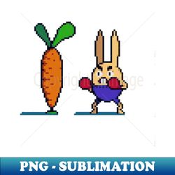 bunny boxing - png transparent sublimation design - enhance your apparel with stunning detail