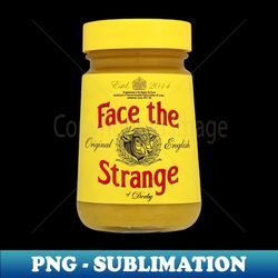 FTS Mustard Jar - PNG Transparent Digital Download File for Sublimation - Perfect for Personalization