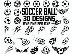 soccer ball svg, soccer ball clipart, cut files, silhouette