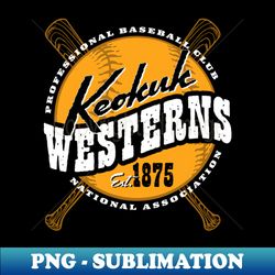 Keokuk Westerns - Professional Sublimation Digital Download - Instantly Transform Your Sublimation Projects
