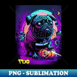 Pug Graffiti Halloween Art T-Shirt 5 - Stylish Sublimation Digital Download - Transform Your Sublimation Creations