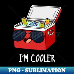 im cooler funny box pun - vintage sublimation png download - unleash your inner rebellion