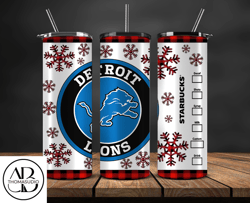 Detroit Lions Christmas Tumbler Png, NFL Merry Christmas Png, NFL, NFL Football Png 11