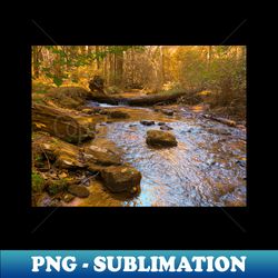 Mountain Stream - PNG Transparent Sublimation File - Spice Up Your Sublimation Projects