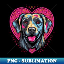 Labrador Retriever Valentine Day - High-Resolution PNG Sublimation File - Unleash Your Inner Rebellion