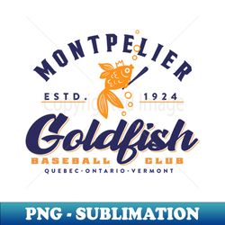 Montpelier Goldfish - Retro PNG Sublimation Digital Download - Add a Festive Touch to Every Day